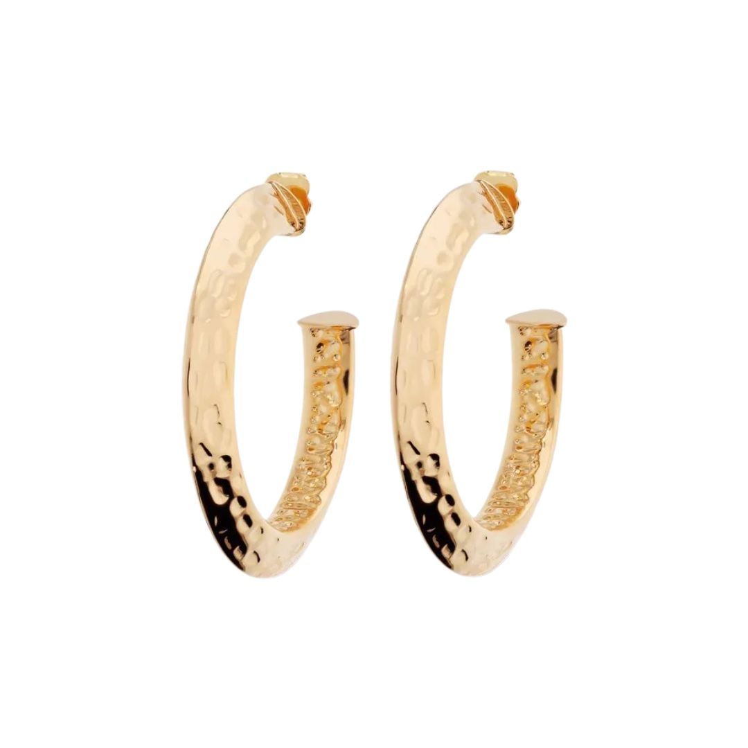 Orecchini Etrusca Cerchi Placcati Oro Giallo 18 KT WSET00909.YG