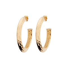 Orecchini Etrusca Cerchi Placcati Oro Giallo 18 KT WSET00909.YG