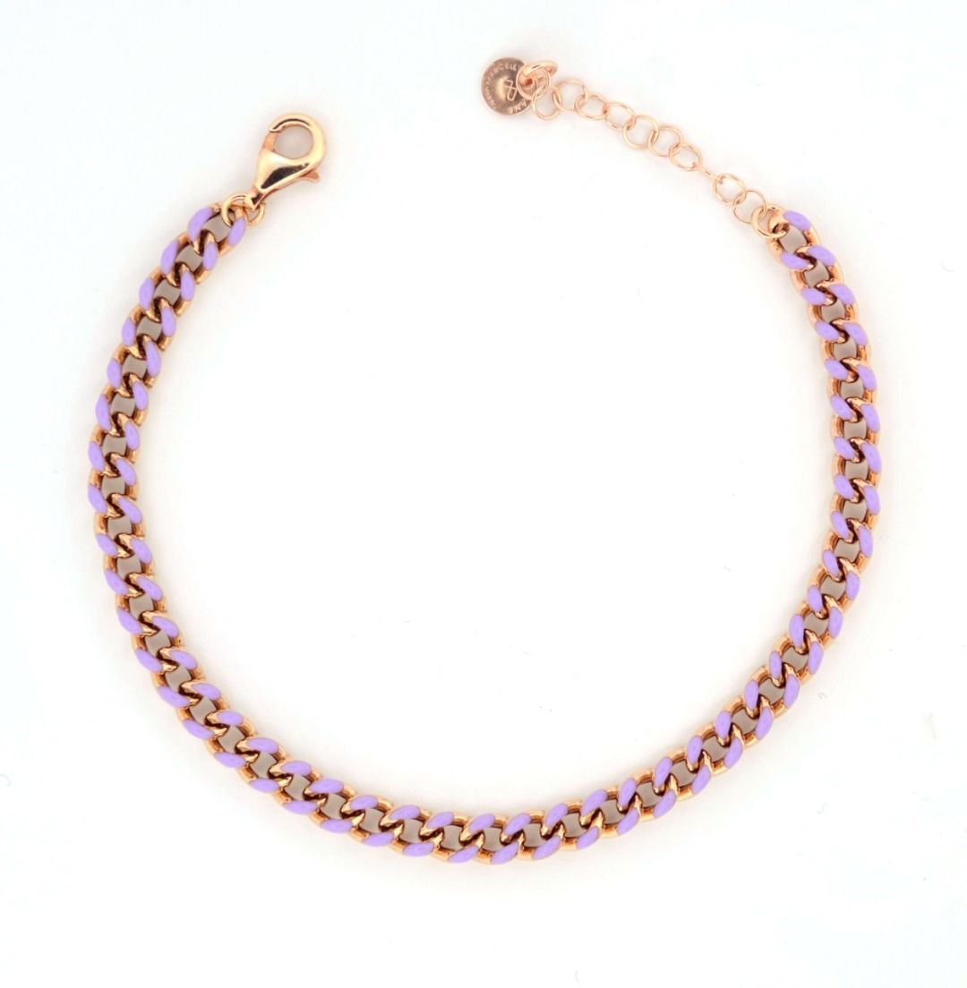 Bracciale Marcello Pane Medium Groumette con Smalto BRMG 002