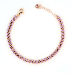 Bracciale Marcello Pane Medium Groumette con Smalto BRMG 002