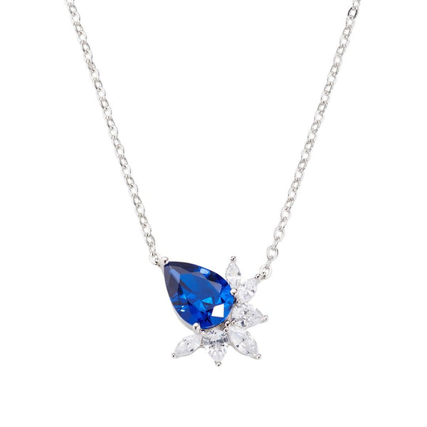 Collana Stardust Con Zirconi Bianchi E Blu N1FIBBLBZ