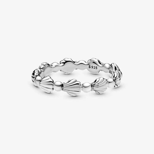 Anello Pandora Con Conchiglie E Sfere