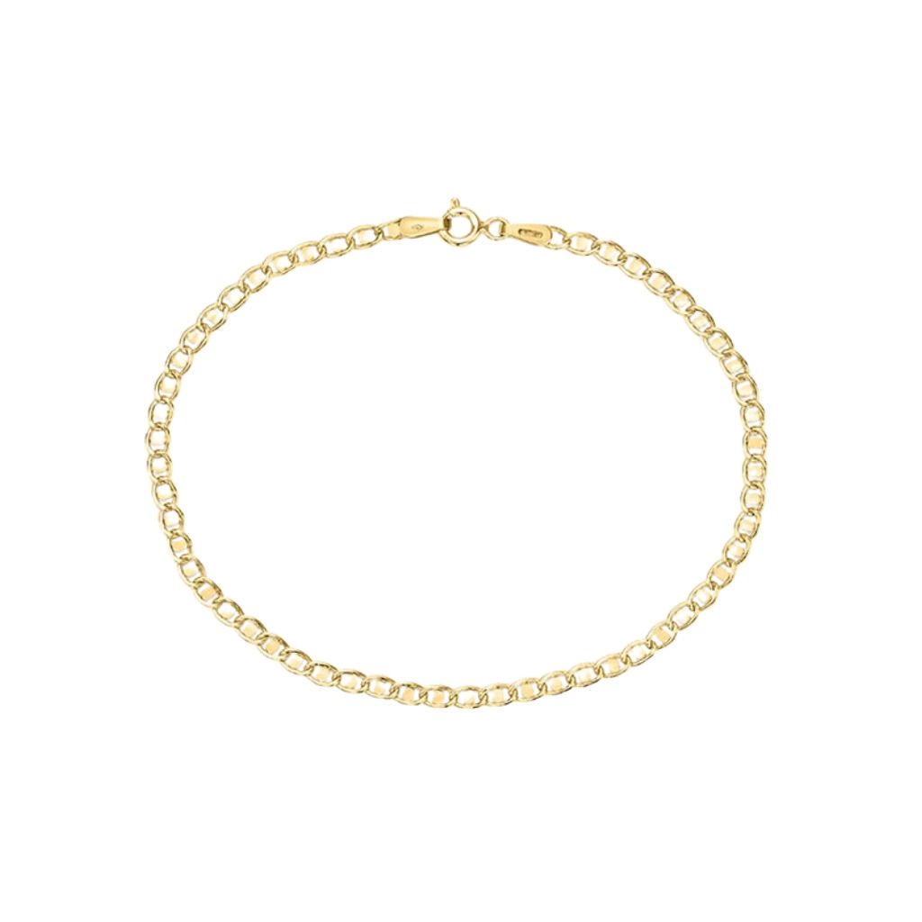 Stroili Colette 9 KT Yellow Gold Cable Chain Bracelet 1435933