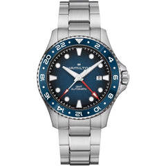 Orologio Uomo Hamilton Navy Scuba Automatico GMT 43 mm Blu H82535140