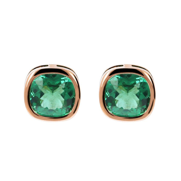 Orecchini Bronzallure a Lobo con Prisma Gem Taglio Cushion -