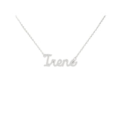Irene Name Necklace in 316 Stainless Steel