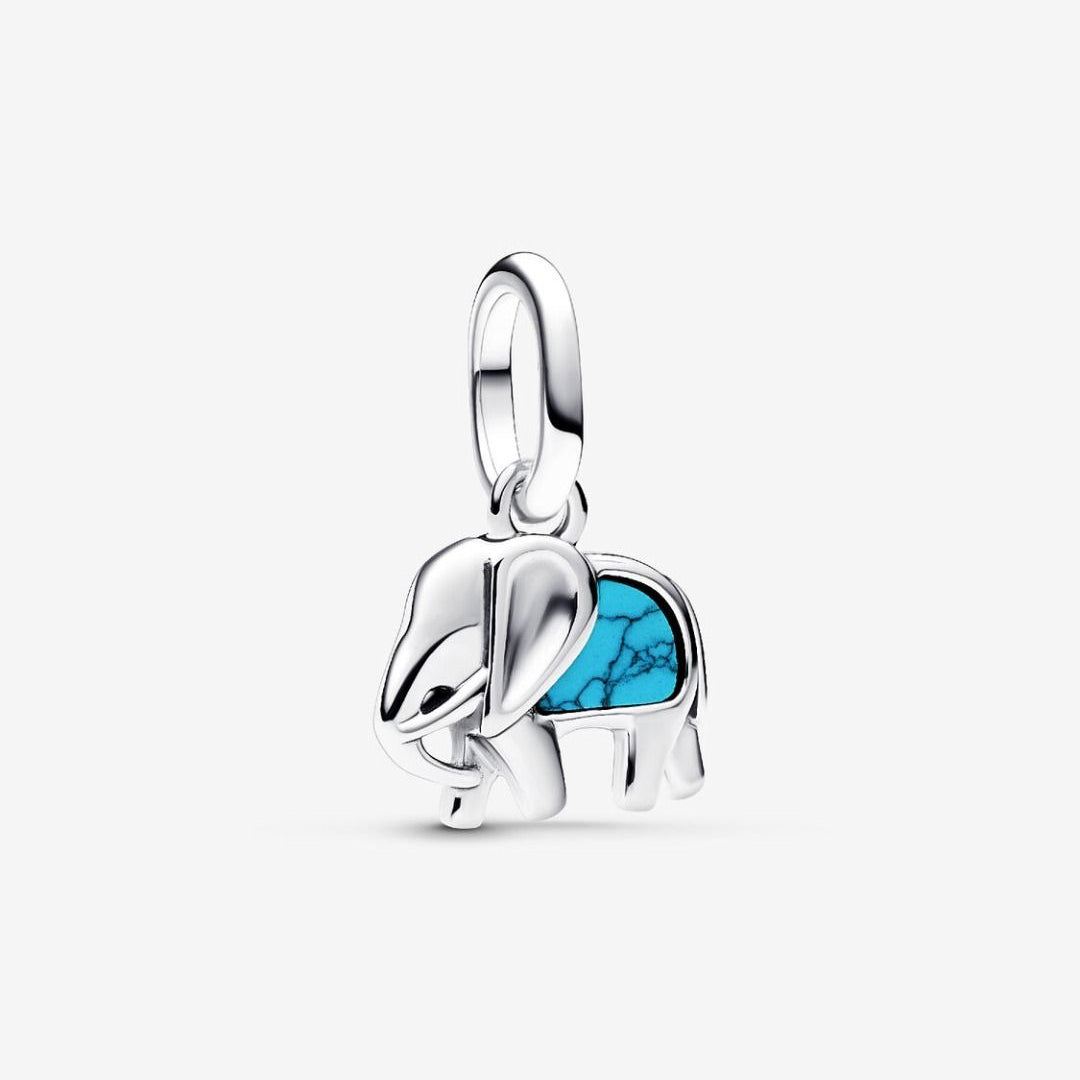 Charm Pandora Mini Colgante Elefante Turquesa Pandora ME