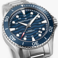 Orologio Uomo Hamilton Khaki Navy Scuba Automatico 40 mm Blu H82425140