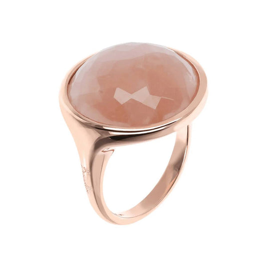Anello Bronzallure Hard Cut Con Pietra Naturale