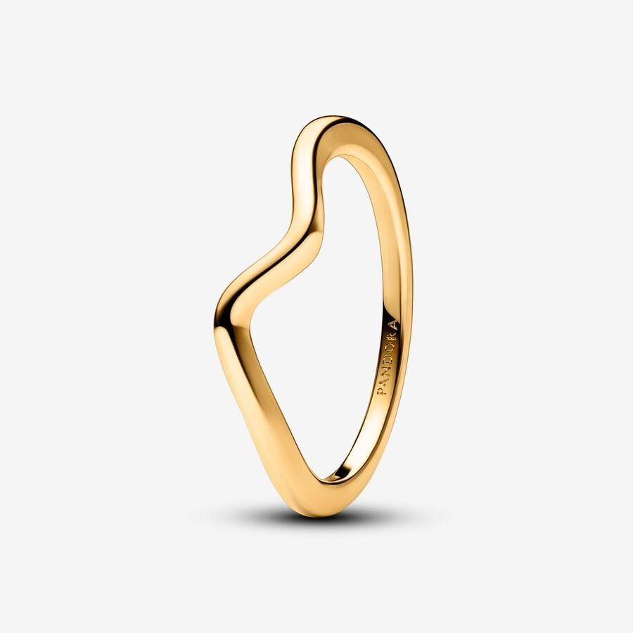 Anello Pandora Onda Dorata