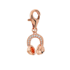 Bronzallure POP CHARM - Ciondolo Cuffie con Pavé di Cubic Zirconia WSBZ02684.HP