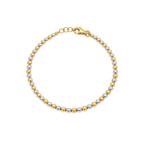 Bracciale Handmade Milleluci in Oro Bianco e Giallo 18 KT BRML10