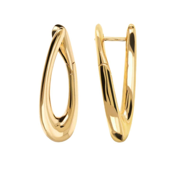 Orecchini Bronzallure Cerchi Ovali Incrociati WSBZ02454Y.YG