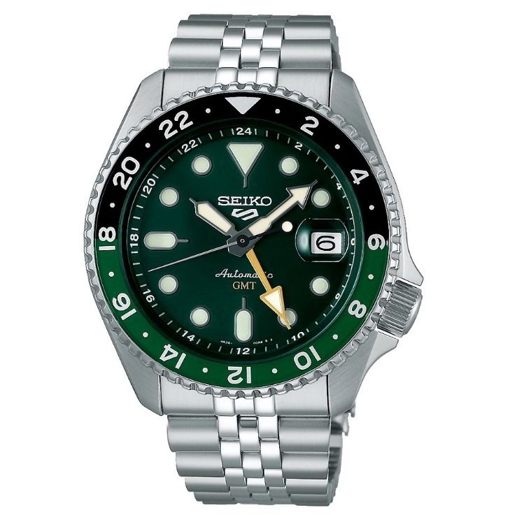 Orologio Seiko 5 Sport GMT Automatico Verde Jubilée SSK035K1