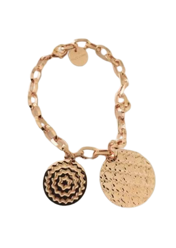 Bracciale Rebecca Miami Rosè con Cerchi Pendenti