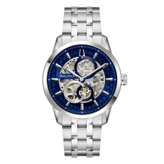 Orologio Bulova Sutton Skeleton 40mm Blu
