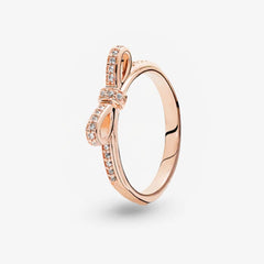 Anello Pandora Fiocco Scintillante Rosè 180906CZ