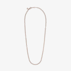 Cadena Pandora de eslabones anchos en oro rosa