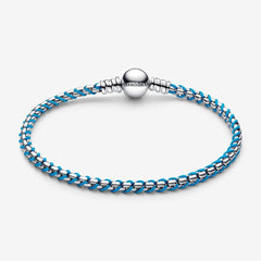 Pandora Turquoise Woven Fabric Bracelet