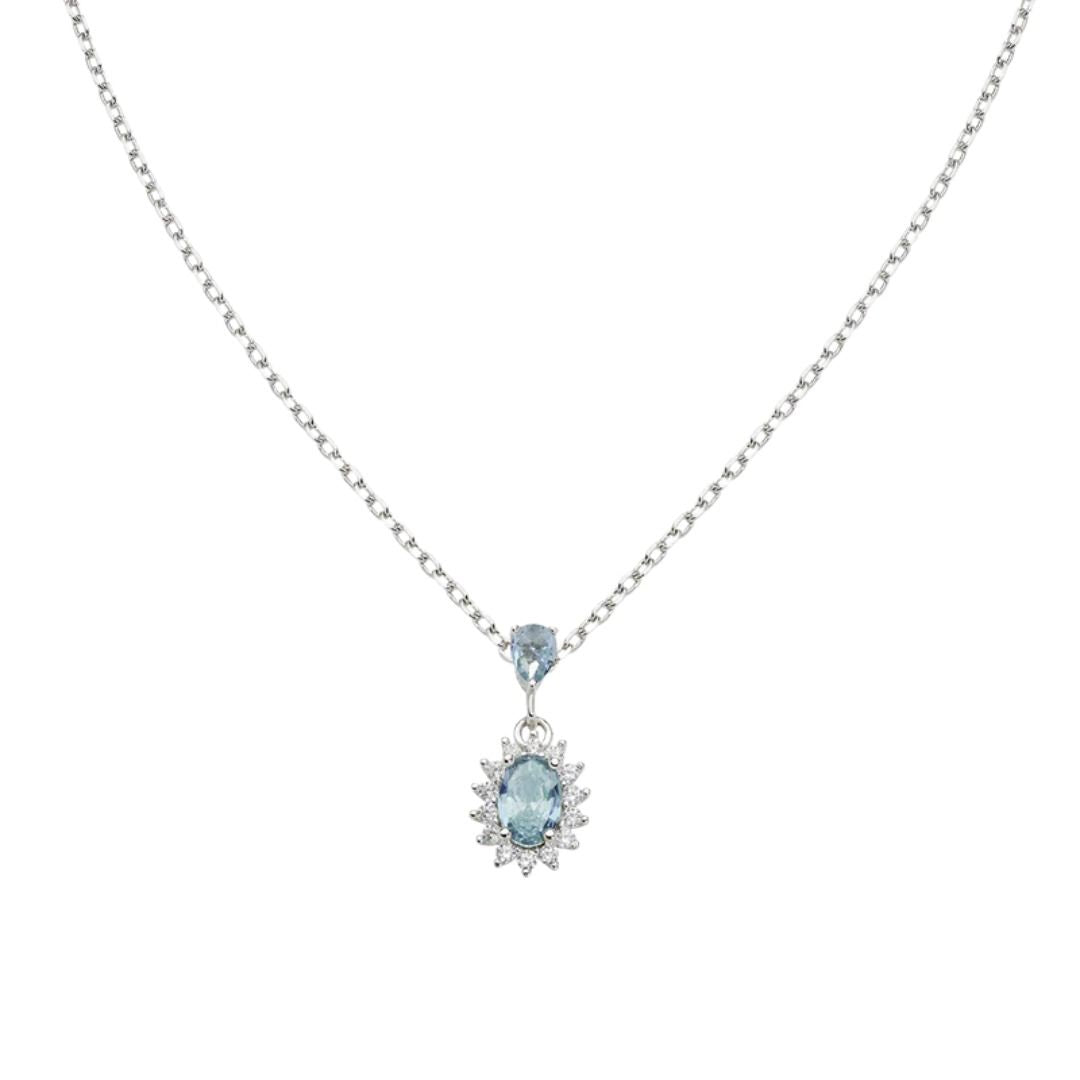 Collana Amen Mini Royal Lady Con Zirconi Colorati CLLDPBB