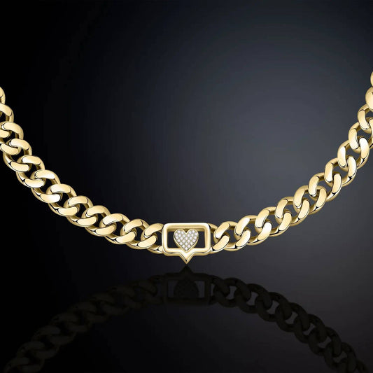 Collana Chiara Ferragni Crystal Love Bossy Chain