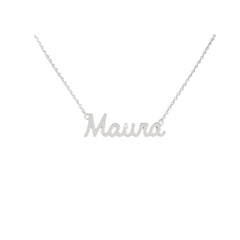 Collana Nome Maura In Acciaio 316 -