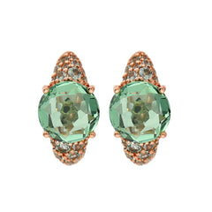 Orecchini a Cerchio con Pavé Misto e Prisma Gem WSBZ02610.DE