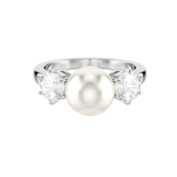 Anello Swarovski Cocktail Matrix Crystal Pearl -