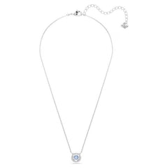 Collar Swarovski One Round Cut, azul