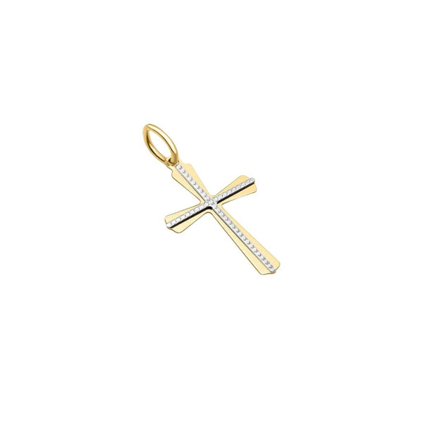 Ciondolo Stroili Croce Holy Oro Bicolore 9 KT 1411713