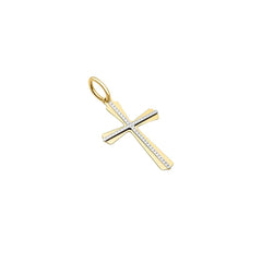 Ciondolo Stroili Croce Holy Oro Bicolore 9 KT 1411713