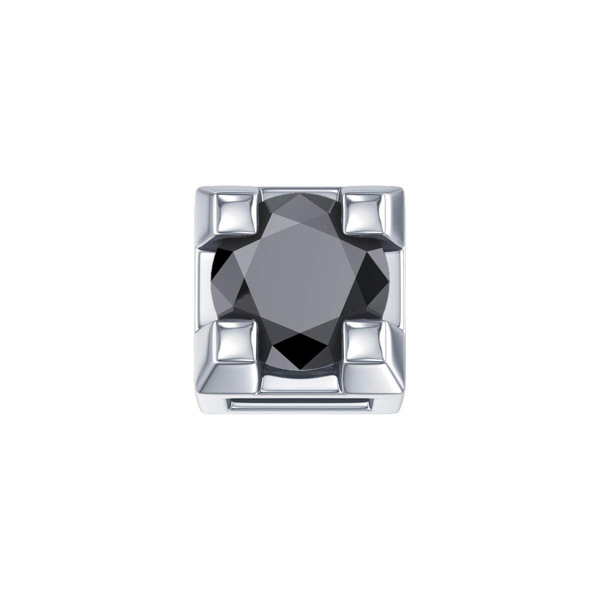 Elements Griffe in White Gold and Black Diamond 0.02 ct