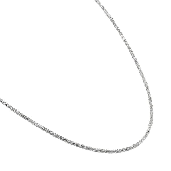 Collana Stroili Catenina Colette Oro Bianco Maglia Criss-cross 1436818