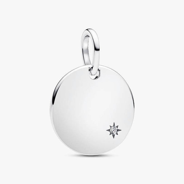 Charm Pandora Pendente Medaglia Con Diamante Creato In Laboratorio 394012C01