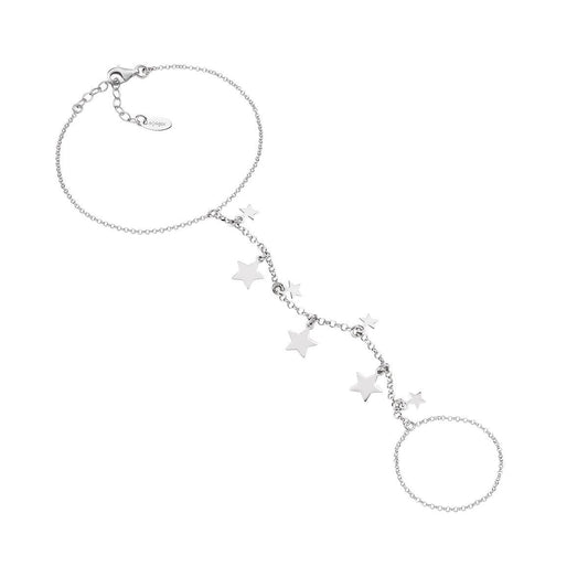 Besando la mano Amén con estrellas