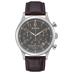 Orologio Bulova da Uomo Chrono High Precision con Cinturino Pelle -