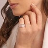 Bronzallure Altissima Ring With Cubic Zirconia
