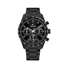 Orologio Tommy Hilfiger Uomo Hampton Cronografo Cassa Acciaio Nero 1792280