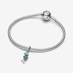 Pandora Charm Pendant Turquoise Fishbone