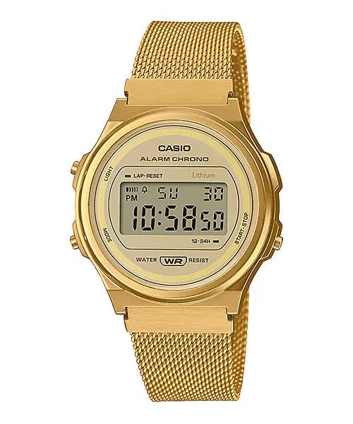 Orologio Casio Vintage con Cassa e Bracciale con Maglia Milanese