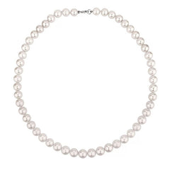 Collana Bibigì Girocollo Di Perle Fresh Water 9 mm Con Chiusura In Oro Bianco CLK01AD390