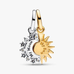 Charm Pandora Pendente Sole E Luna Divisibile 763585C01