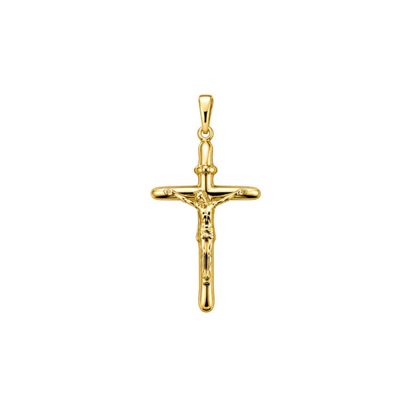 Ciondolo Handmade Croce in Oro Giallo 18 KT CND10