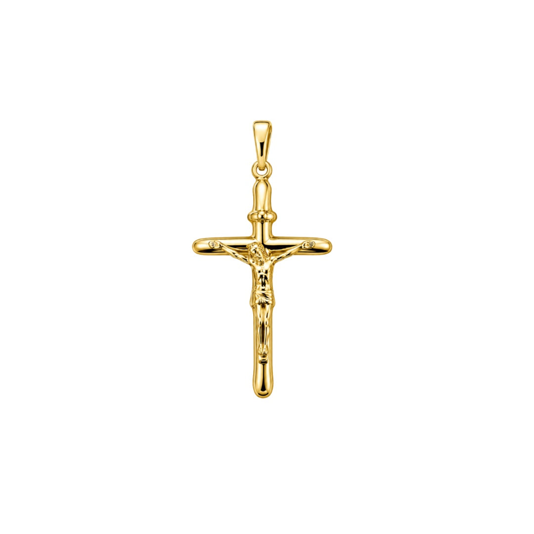 Ciondolo Handmade Croce in Oro Giallo 18 KT CND10