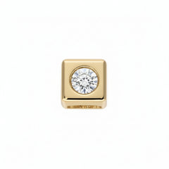 Elements Dots in Yellow Gold and 0.02 ct Diamonds