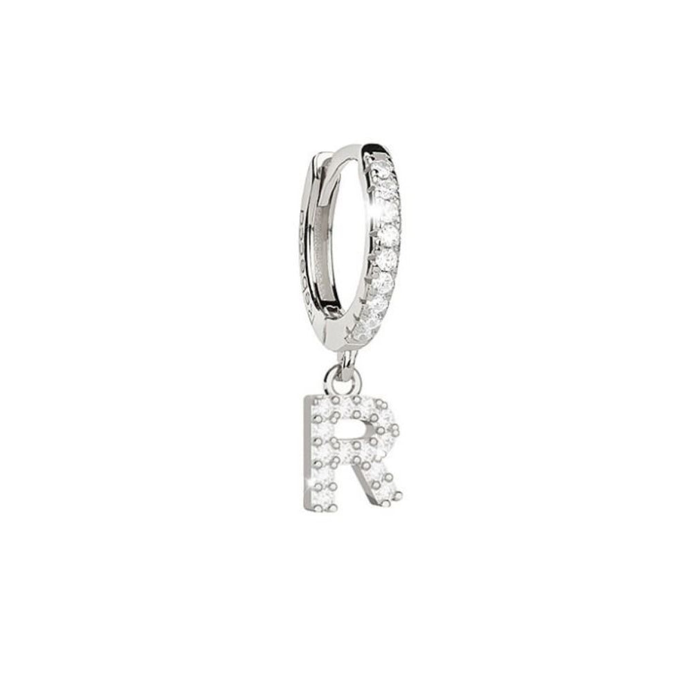 Rebecca Myn Initial R Single Earring