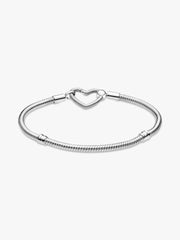 Bracciale Pandora Con Chiusura A Cuore Componibile