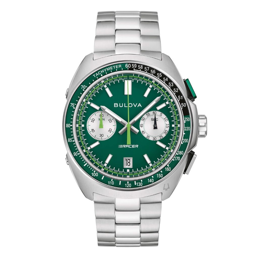 Bulova Racer Chronograph 42mm Watch 98B468