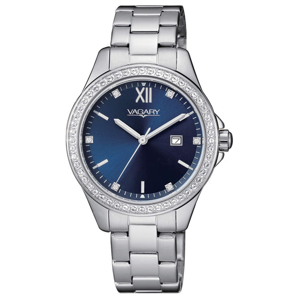 Orologio Vagary by Citizen da Donna con Quadrante Blu e Zirconi IU2-413-71