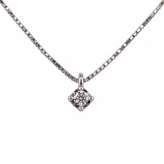 Collana Bibigì Puntoluce in oro Bianco 18 KT e Diamante Naturale